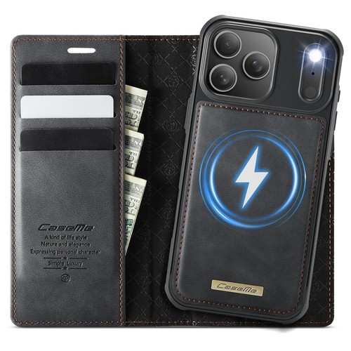 For iPhone 17/17 Pro/17 Pro Max/Air Removable Wallet Case Leather Flip Cover - Picture 14 of 22