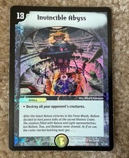 Invincible Abyss Duel masters DM-06 Stomp-A-Trons of Invincible Wrath 2005 Holo