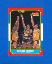 1986/1987 Fleer Basketball#42 Darrell Griffith'86 Set Break Card NR/MT Condition
