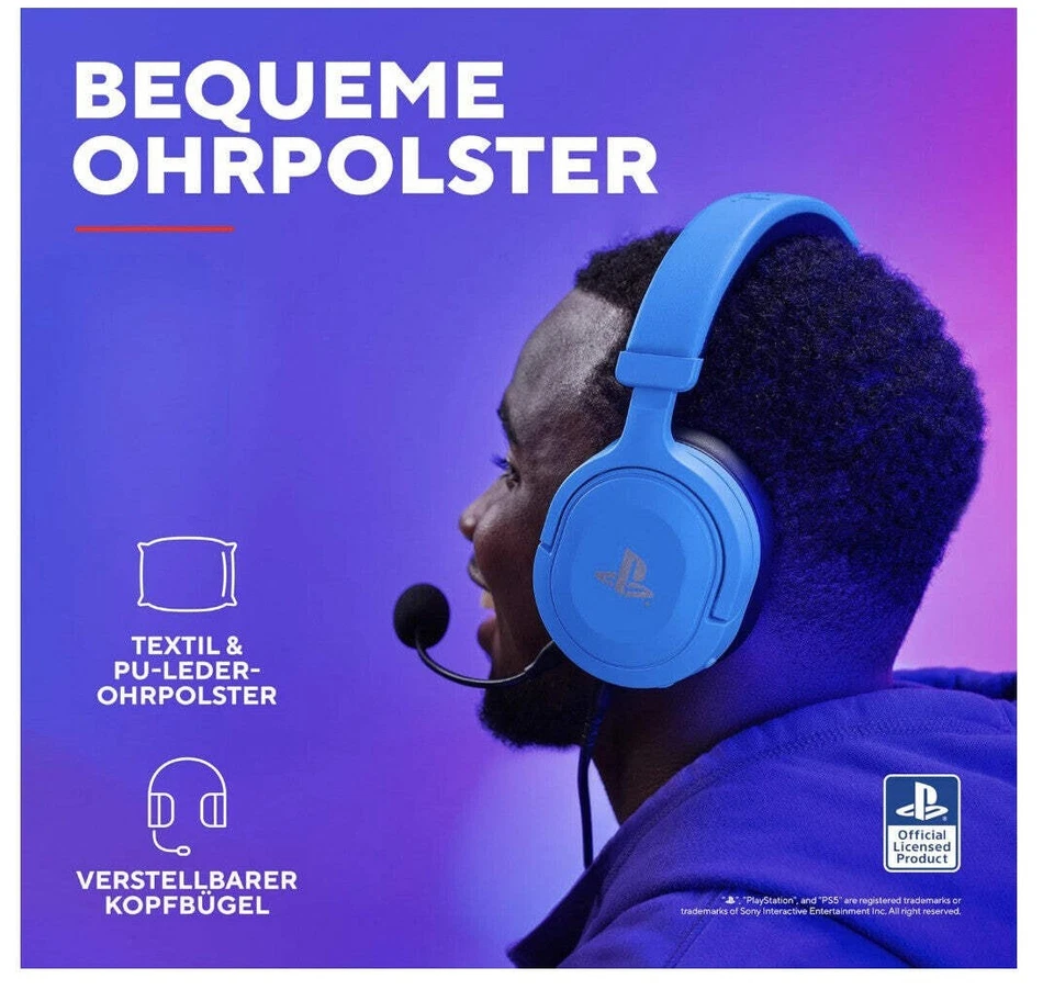 Trust - GXT 498B Forta, cuffie PS5, driver 50 mm, over-ear, microfono rimovibile - Immagine 4 di 4