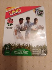 UNO Official England Rugby Edition 2010 Custom Uno Cards Collectible Tin