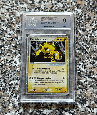 Elektek Electabuzz EX PGS 9 RUBY & SAPPHIRE SPANISH Holo 97/109 2004 Pokémon