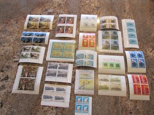 Japanese lot of vintage stamp blocks unused / mint unhinged