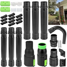 AGC1000 Gutter Cleaning Attachment Kit/Leaf Blower Tools Mounting Bracket Kit fo