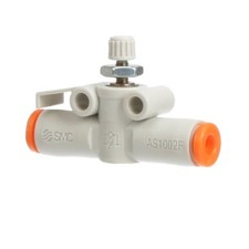 1 pc SMC CORPORATION AS1002F-01 AS Series Speed Controller, 1/8in Tube Inlet Po