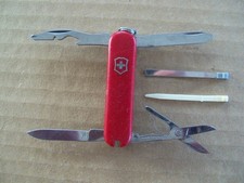 Victorinox Rambler Swiss Army Pocket Knife - Red Scissors Cap Lifter - Very Good