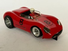 Pactra Porsche RSK con Chasis Dinámico Personalizado (Rojo) Escala 1/24 Slot Car