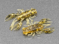 (30) 1 MINI CRAW Tiger Eye Crappie Panfish Ji...