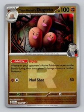 Team Rocket's Dugtrio (Rocket) 101/217 Ascended Heroes Pokemon Reverse Holo NM