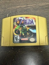 Nintendo 64 N64 The Legend of Zelda Majora’s Mask Gold Collectors Holo Cartridge