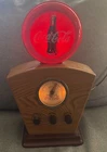 Vintage Coca Cola AM/FM Radio with Light up Sign Bar Garage Mancave 1934 style
