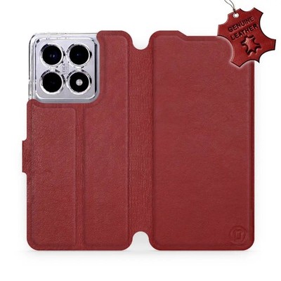 Handyhülle für Xiaomi 14T Pro Mobiwear Case Cover Schutzhülle Etui Dunkelrot