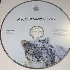 Apple Mac OS X Snow Leopard V10.6 - Small Box & Disc