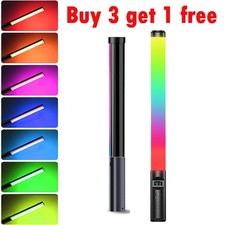 Handheld RGB LED Light Wand Colorful Photography Fill Light Video Light w/Remote