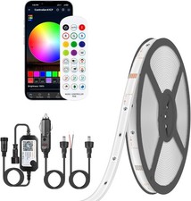 12V RGB Boat LED Lights Exterior 33FT Waterproof Pontoon Marine Strip IP67