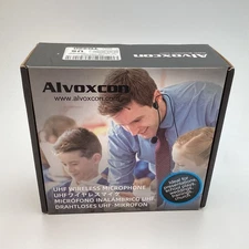 Alvoxcon TG220 Dual UHF Wireless Headset Microphone System - New Open Box