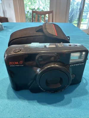 Olympus Infinity Zoom 210 AF 35mm Point & Shoot Film Camera w/ Strap Tested