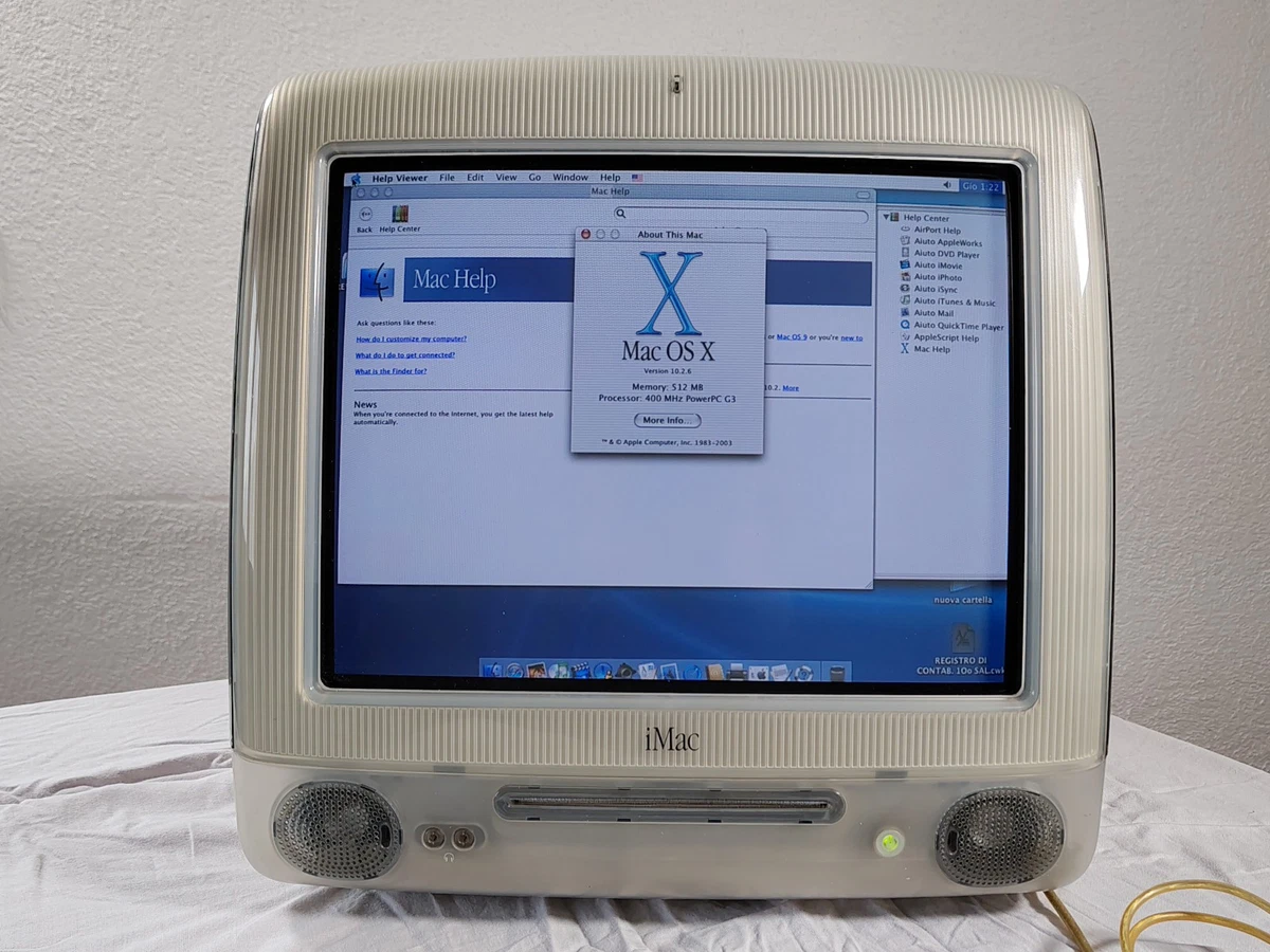 ¡RARO! Apple iMac G3 DV Edición Especial (Grafito - finales de 1999) - Completo con caja