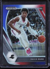 2021 Panini Prizm Draft Picks #44 David Duke Jr. Red White Blue