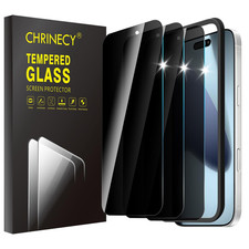 3 Pack Privacy Screen Protector for iPhone 17 Pro Max, 17 Max 3PCS