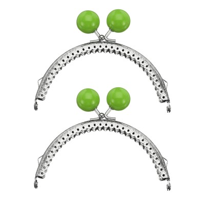 Uxcell Metal Purse Frames - 6.1 Inch Kiss Lock Clasp Frames For DIY Coin Purses & Handbags (Bronze, 2 Pack)