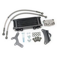 Pitbike YX140 Lifan ZS190 ZS212 Piranha Blackout Oil Cooler Kit