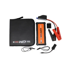 K Tool International Compact Jump Starter for Gasoline and Diesel Engines 1500 a