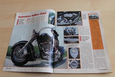 Motorradfahrer 07/2000 Indian Chief 2000 mit 75PS im Fahrbericht auf 2 Seiten