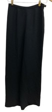 Ann Taylor Pants Women’s 4 Black Button Zip Wide Leg Lined