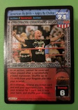 WWE WWF Raw Deal CCG Kurt Angle American By Birth - Angry By Choice Premium Rare