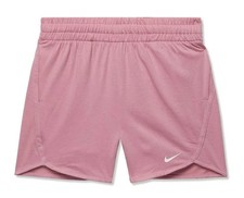 NWT YOUTH GIRLS NIKE DRI-FIT BREEZY 5" TRAINING SHORTS SZ M PINK DX4965-698