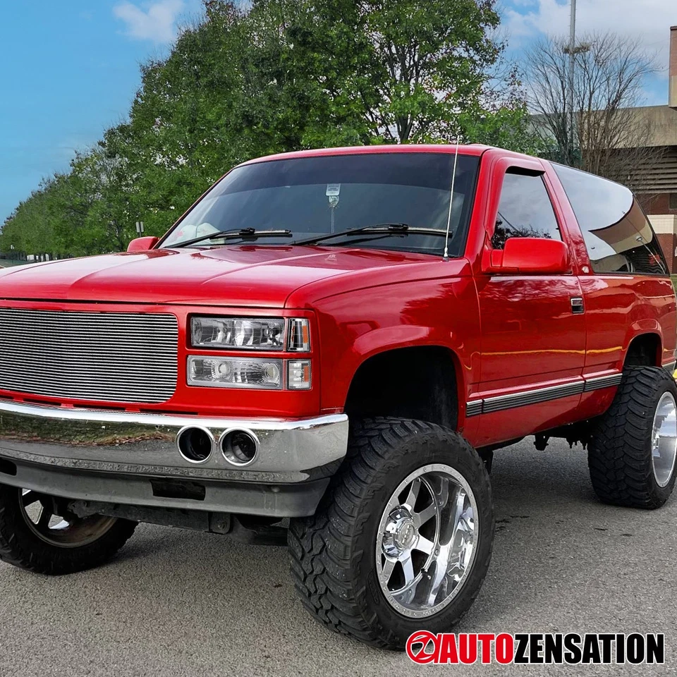 Fit 1994-1998 GMC C10 Pickup Sierra Yukon Suburban Headlights+Corner+Bumper Lamp Foto 2 de 4