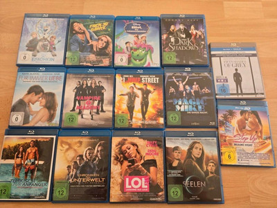 Blu-ray Konvolut Film-Sammlung, mehrere Filme, in Blu-ray-Hüllen