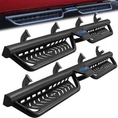 For 07-21 Toyota Tundra Crew Max 5.5'' Running Board 2-Stairs Drop Side Step