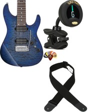 Ibanez AZ427P2QMTUB + Snark ST-8 + Dunlop PVP...