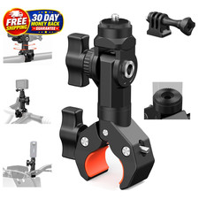 Bike Motorcycle Handlebar Camera Clamp Mount for GoPro Action Cameras