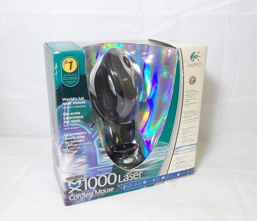 Boxed Logitech MX1000 Laser Cordless Wireless Mouse - USB/PS2 (931175-0403) - Picture 3 of 4