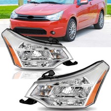 Headlights Assembly Compatible with 2008 2009 2010 2011 Ford Focus S SE SES SEL