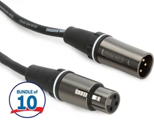 Gator Cableworks Headliner Series Microphone Cable - 50 foot (10-pack)