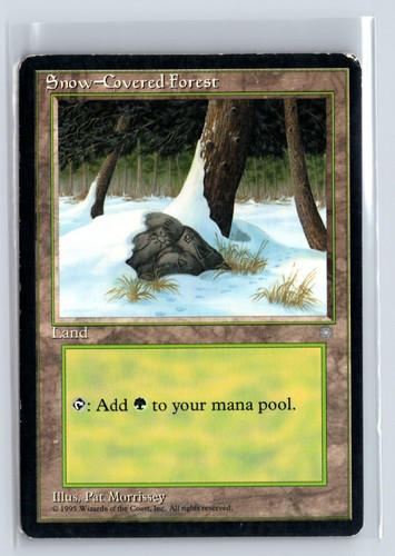 (6X) SnowCovered Forest Ice Age Common – MTG Magic the Gathering Card - Picture 3 of 15