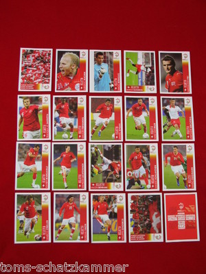 Panini Euro 2008 P1 - P20 Extra Sticker Switzerland Poster Swiss Edition Euro 08
