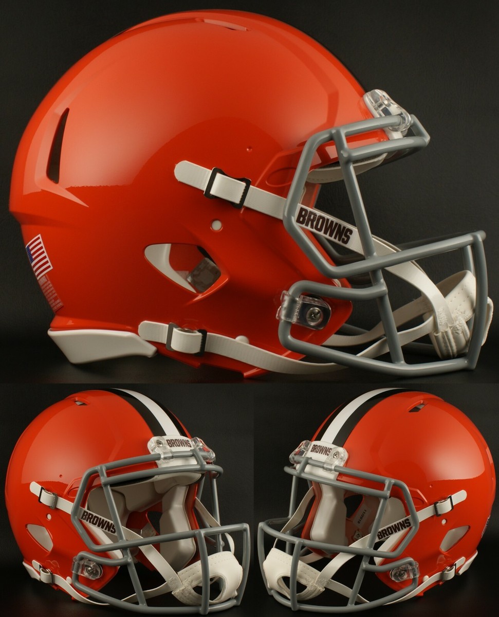 CLEVELAND BROWNS NFL Riddell SPEED Full Size Authentic Football Helmet