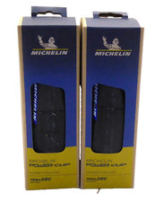 Michelin Power Cup Tire 700 X 28 Clincher X-race Folding Aramid Black Pair