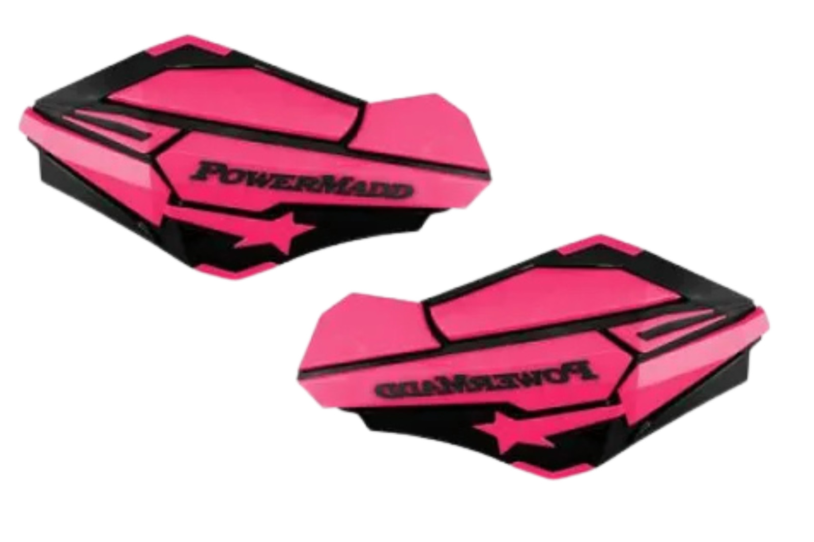 Powermadd Sentinel Guards Handguards Black Pink HAYES Snowmobiles Snow 34454