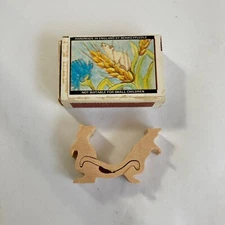 Vintage MonkeyPuzzle Miniature Rat Wood Puzzle 3D Matchbox Monkey Puzzle Rats