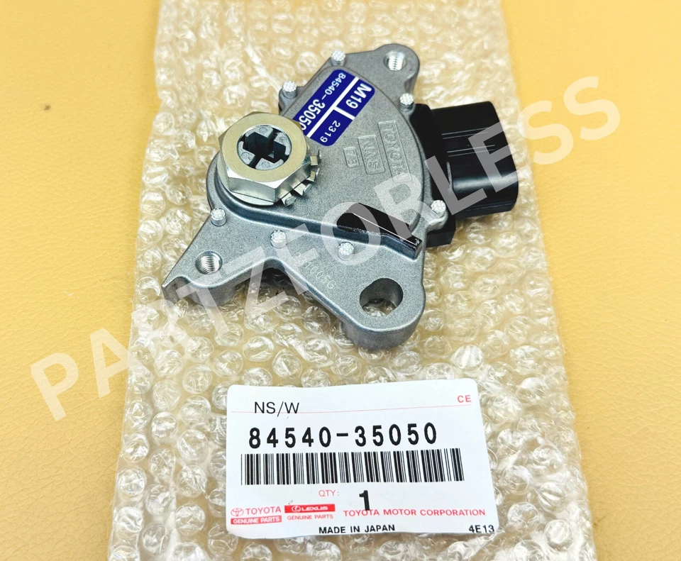 84540-35050 TOYOTA GENUINO 10-12 4Runner 05-16 Tacoma CONJUNTO DE INTERRUPTOR, ARRANQUE NEUTRO Foto 4 de 4