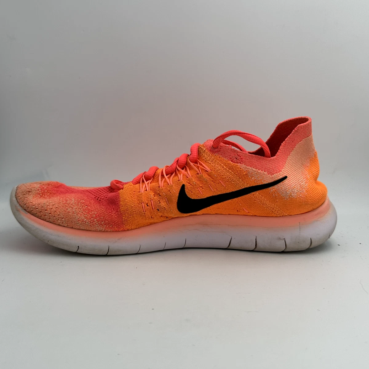 Free RN Flyknit 2017 Orange Running Shoes Woman&#039;s Size 8.5 | eBay