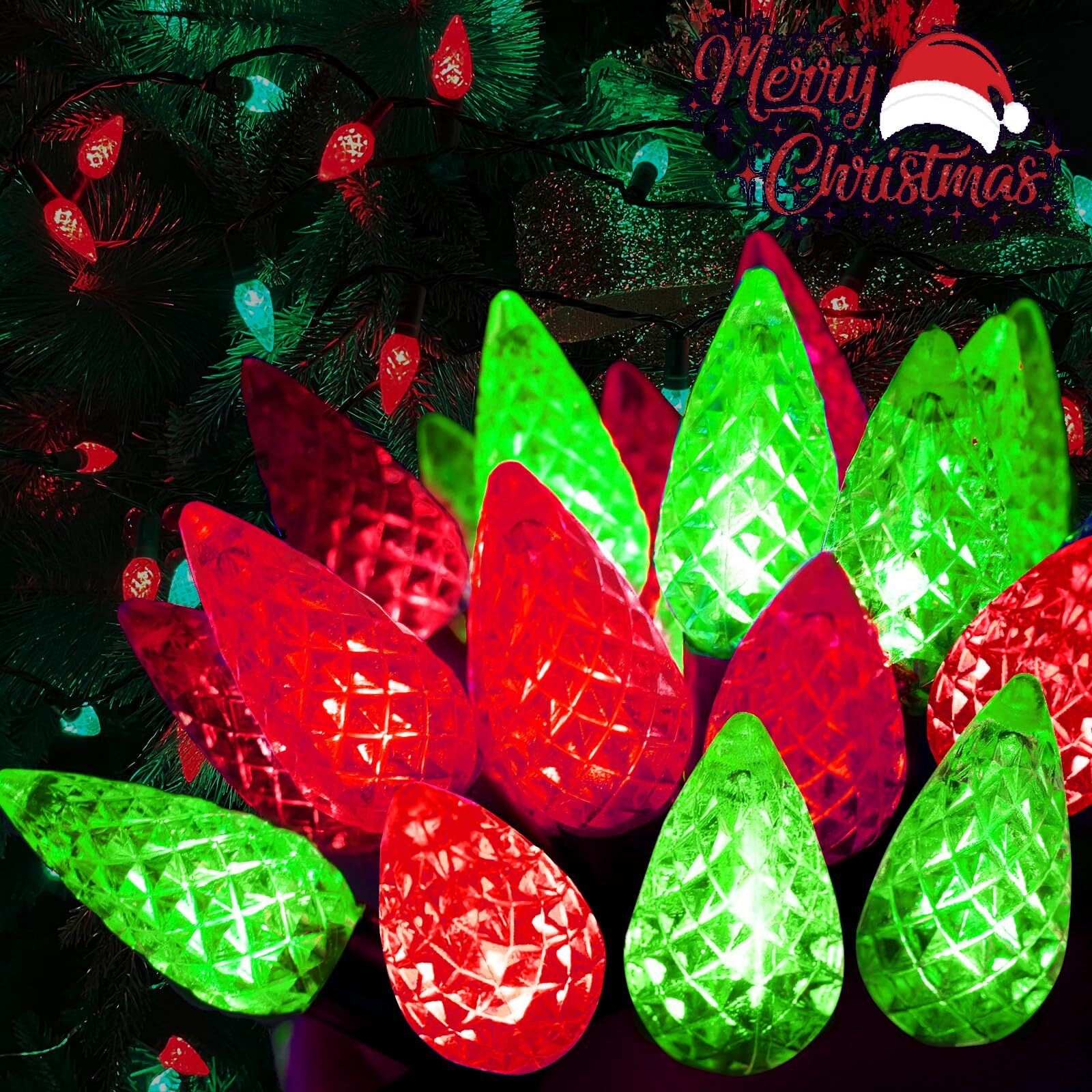 240 LED 78FT C6 Christmas String Lights, Super Long and Bright Fairy Twinkle ...