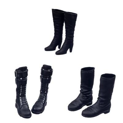 1:6 Cool Female Doll High Heel Long Boots for  12inch  Figures