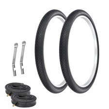 PRO TIRES 26 x 2.125 Black G-5009 W/ HEAVYDUTY TUBES  TIRE LEVERS